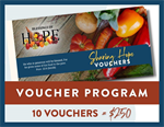 Voucher Packet for Sharing Hope Food Boxes